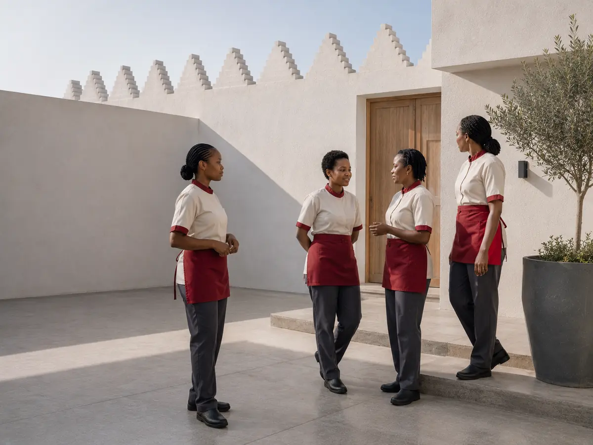 فريق Lataaya Staffing يقابل المرشحات في مكتبه بالرياض